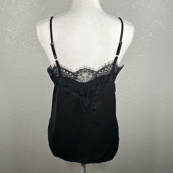 Lulus Black Y2K 90's Fairy Grunge Camisole Tank Top Size Medium - Picture 4 of 6